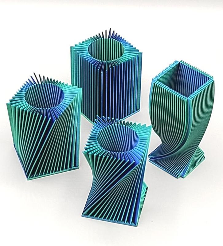 Vases, Finned Single Wall Flexible