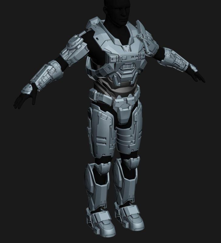 Reach Spartan Base Armor Set Wearable