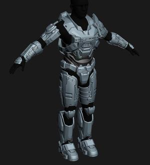 Reach Spartan Base Armor Set Wearable