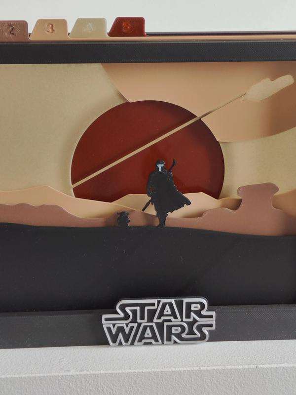 The Mandalorian Shadow Box (A)