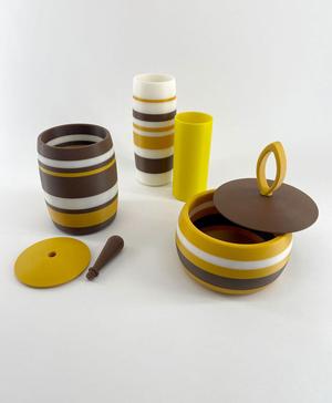 Decorative Home Accessories Set With Bowl and Flower Vase