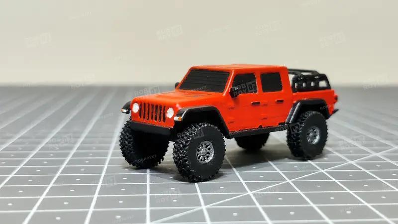 Mini Crawler Similar to Axial SCX10-III Gladiator w/Portals (1/100) for Action Figures