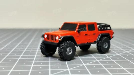 Mini Crawler Similar to Axial SCX10-III Gladiator w/Portals (1/100) for Action Figures