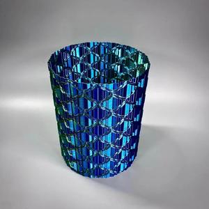 Mosaic Tie Ripple Vase