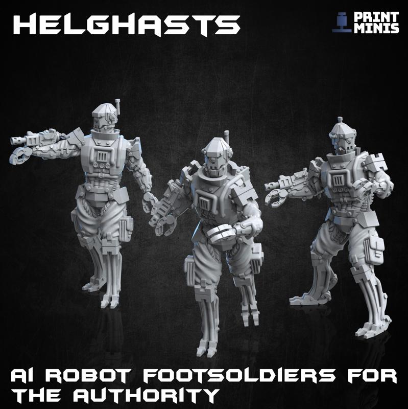 Helghast Footsoldier Robots x3 – Automata Collection