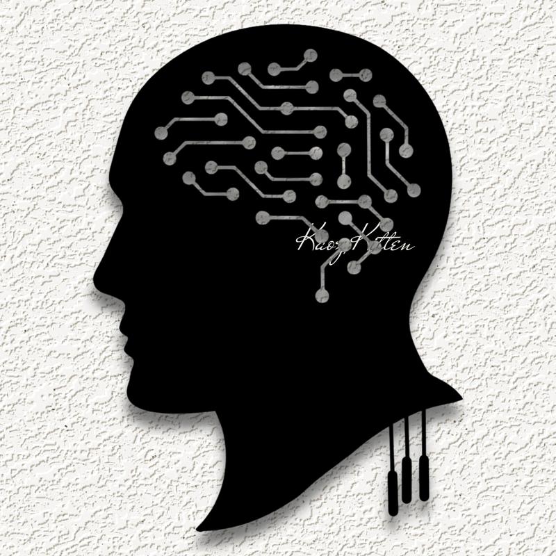 male brain circuit wall art home decorl