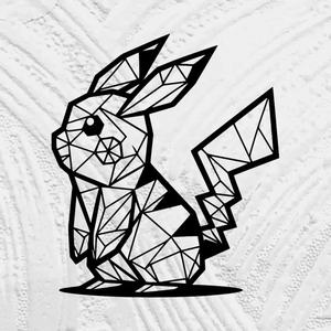 Geometric Low Poly  Pikachu