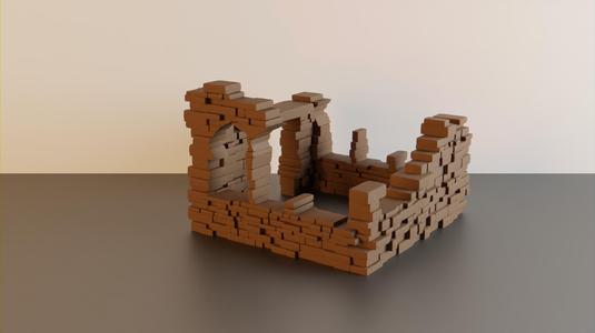 Ruined house #3 – wargaming terrain