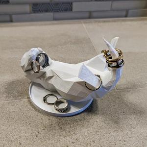 Cute Otter Ring/Jewelry Holder