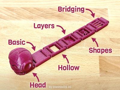 Flexi Fila Swatch (filament samples made fun – flexible calibration)