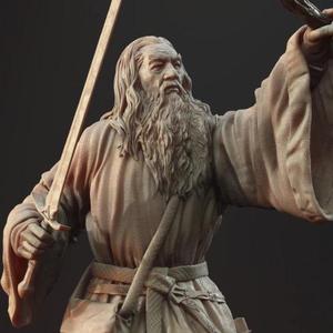 Gandalf the Grey STL files for 3D Printing | Assembly Model