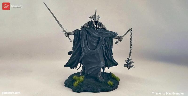 Lord of the Nazgul STL files for 3D Printing | Assembly Model