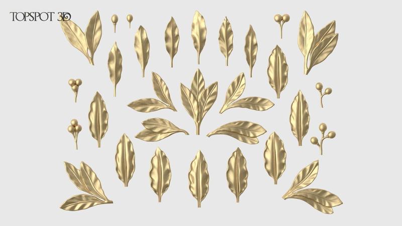 Laurel Leaves Set