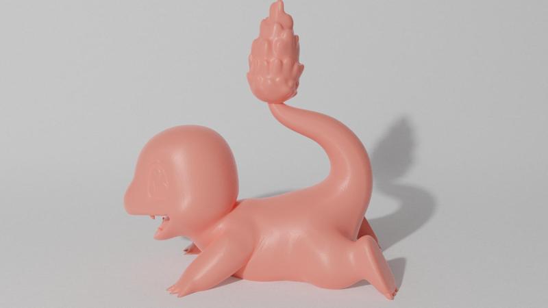 CHARMANDER LYING (PART OF THE CHARPACK, AND EVOPACK, READ DESCRIPTION)