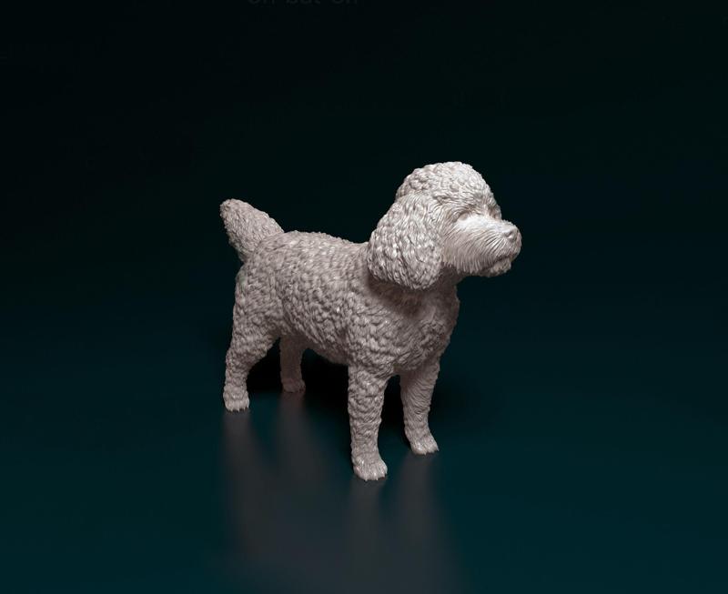 CockerPoo poodle figurine