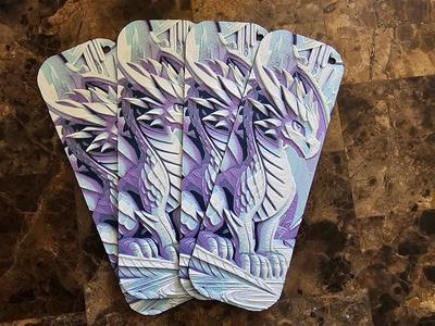 Dragon Bookmark 2 – Hueforge – 4 colors