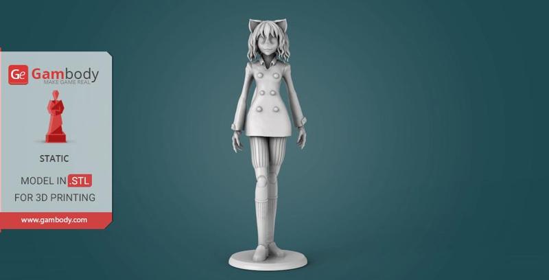 Neferpitou 3D Printing Figurine | Static