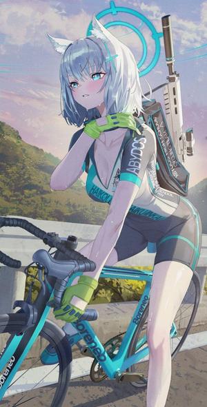 Cyclist girl