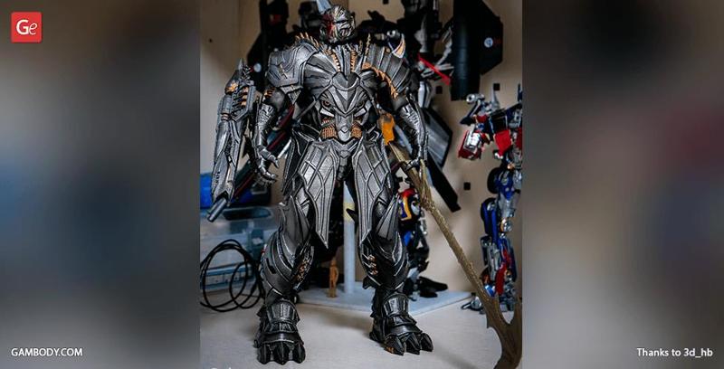 Transformers 5 Megatron 3D Printing Model | Assembly