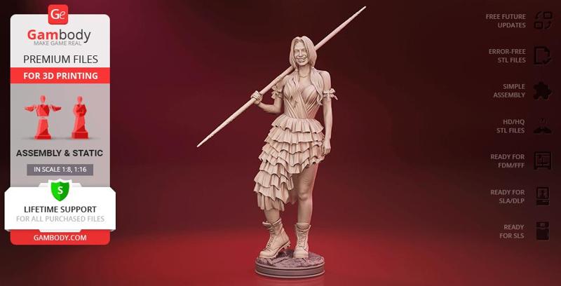 Harley Quinn 2021 3D Printing Figurine | Assembly