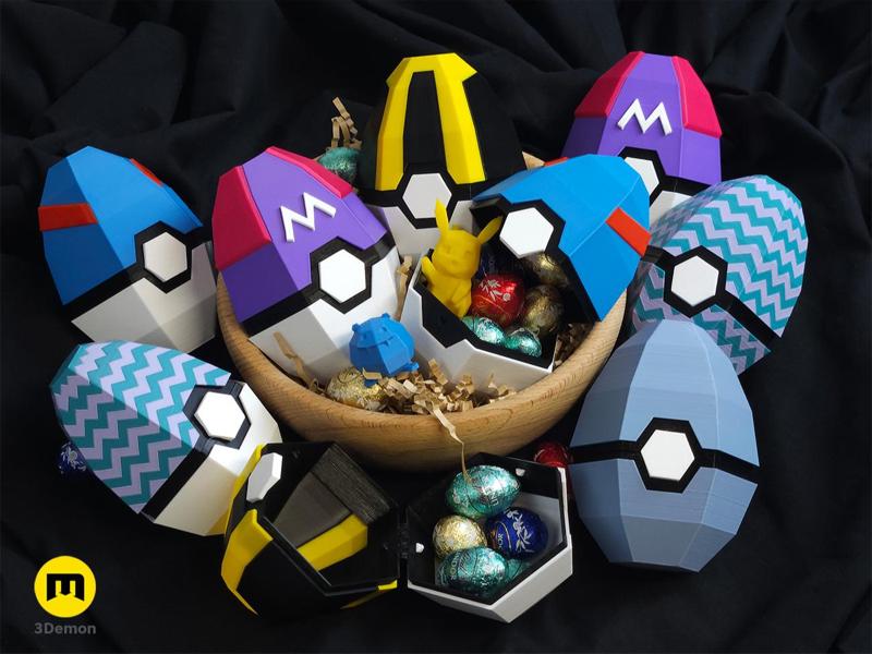 Pokeball Easter Egg Festive Box