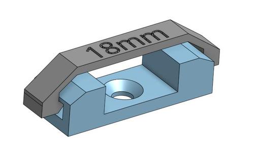 18mm Cable Clip / Mount (20mm)