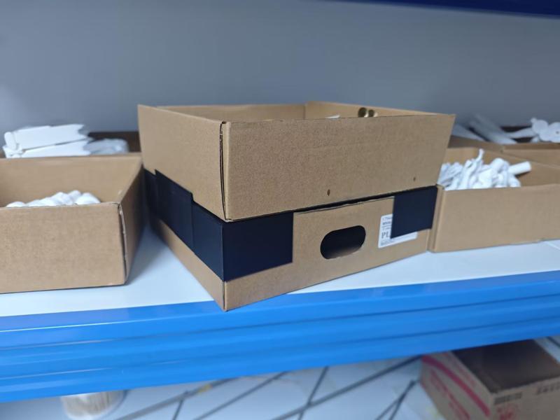 Stackable component using filament packaging as storage boxes – (Blue Aurora version)