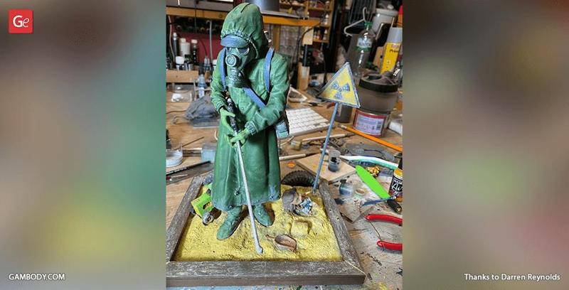 Chernobyl Liquidator 3D Printing Figurine | Assembly