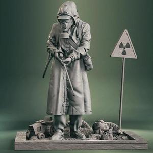 Chernobyl Liquidator 3D Printing Figurine | Assembly