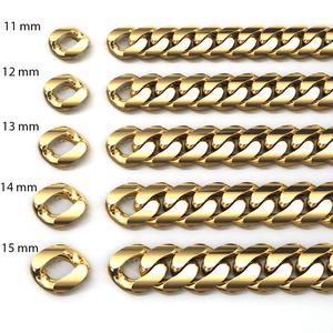 5 SIZE MIAMI CUBAN LINK PONG SET FOR BRACELET OR NECKLACE 3D Model Collection