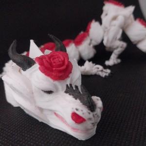 Rose Guardian Flexi Dragon – Articulated