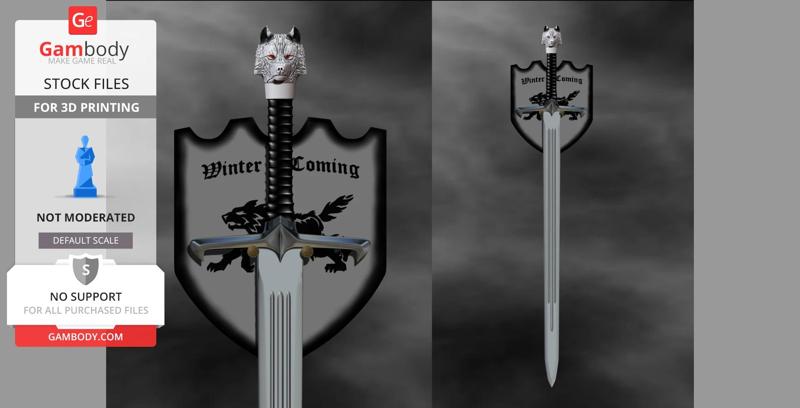 Sword Game of Thrones Jon Snow