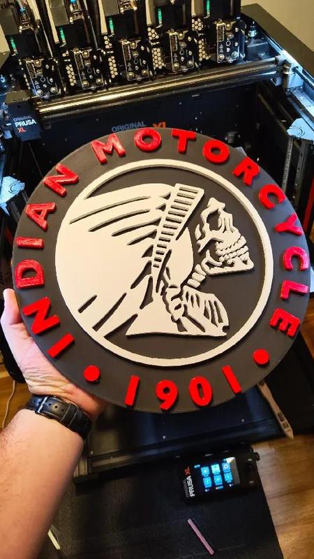 Indian Motorcycle Skull wall art
