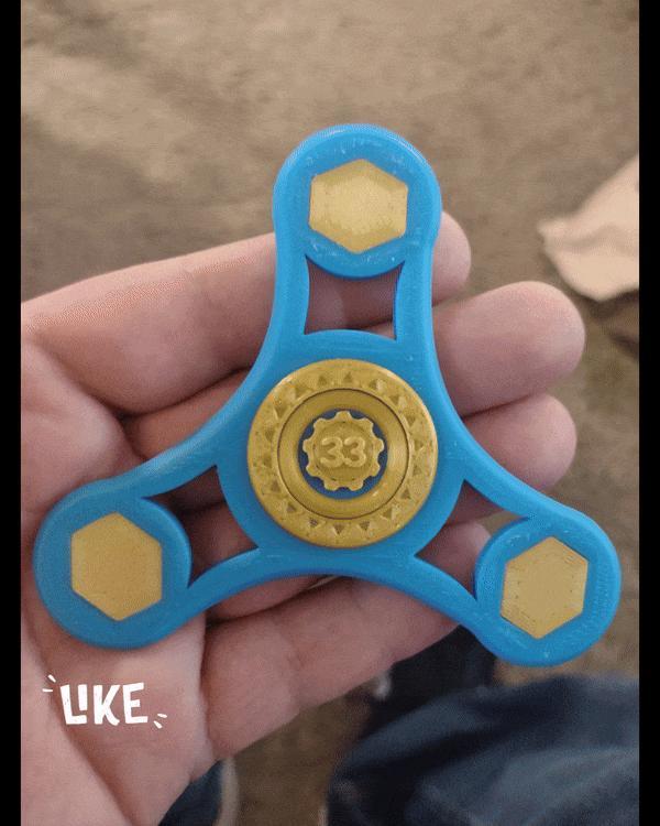 Fallout Fidget Spinner – Print-in-Place