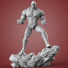 Jiren Dragon Ball Super 3D Printing Figurine | Assembly