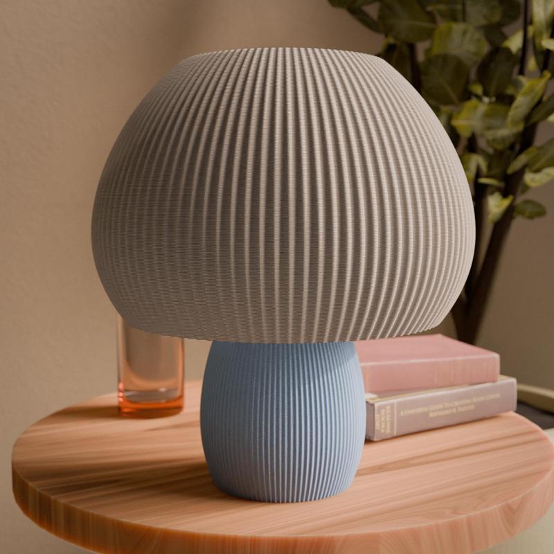 Rippled Mushroom  Lamp