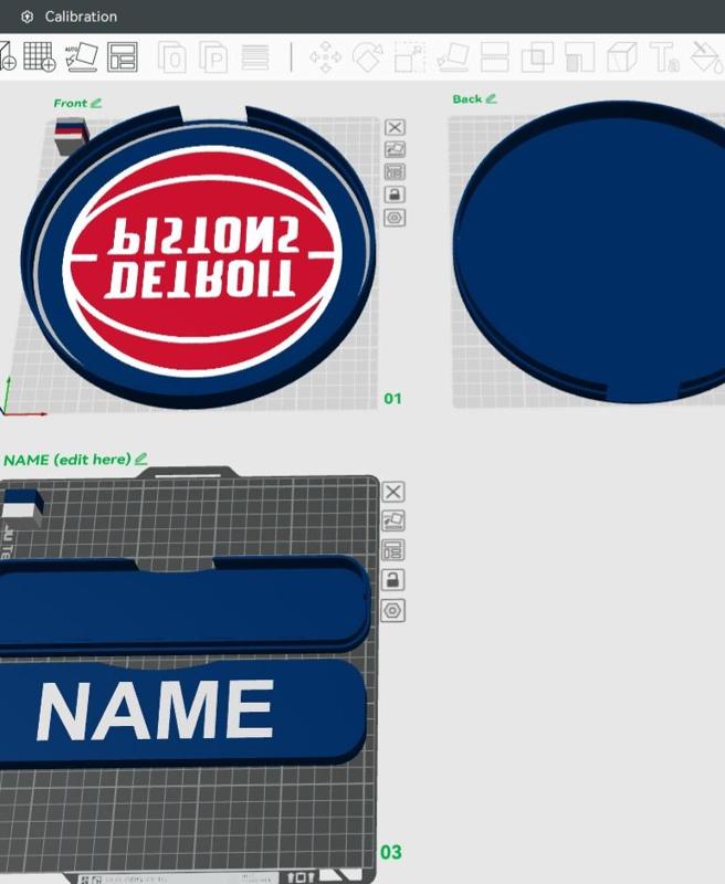 Detroit Pistons Sign – LED Strip Compatible