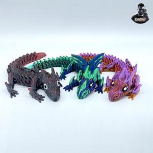 Majestic Baby Dragon – Multicolor – Articulated – Print in Place – No Supports