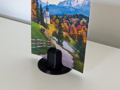 Card and Name Tag Stand