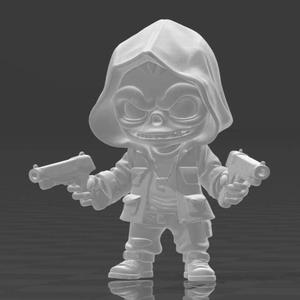 chibi ghoul gangster