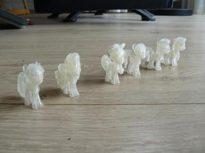 Mane 6 models MLP:FIM