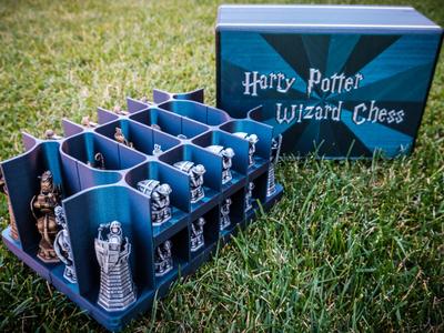 Harry Potter Wizard Chess with Storage Box