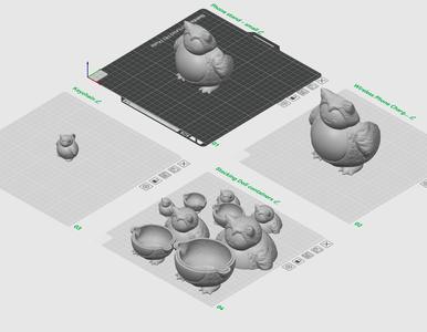 Realistic Snorlax – Phone Holder & Charger – 3D print STL and 3MF file