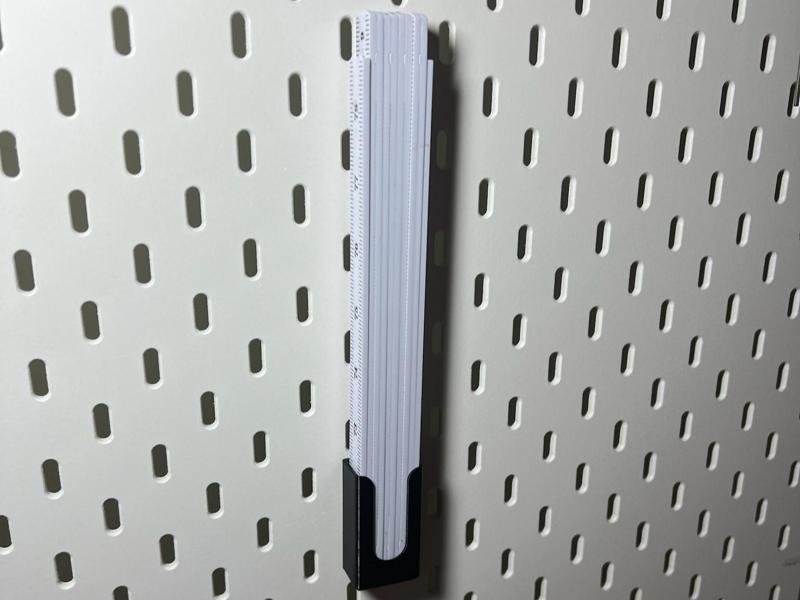 Skadis holder – folding rule