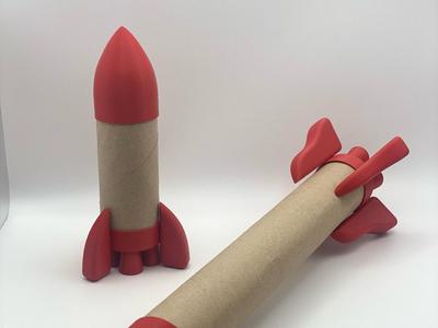 Toilet roll / kitchen roll rocket