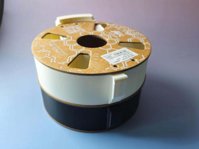 Practical storage for used cardboard spools