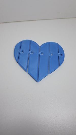 Print in place Flexi heart