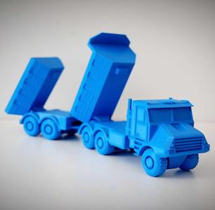 TRUCK WITH TRAILER – PRINT IN PLACE