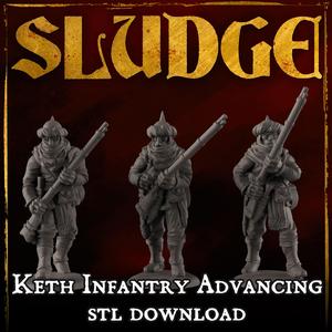 SLUDGe Keth Line Infantry Advancing