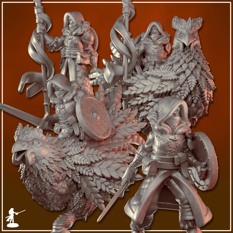 Roost-riders (Mounted & Unmounted) [PRE-SUPPORTED] | Roost-rider Series (2023)